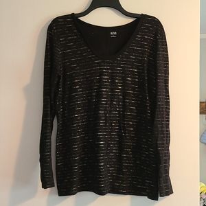 a.n.a long sleeve knit shirt
